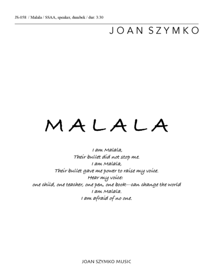 Cover image for Malala