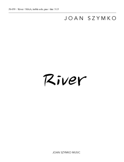 Cover image for River