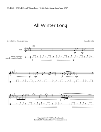 Cover image for All Winter Long