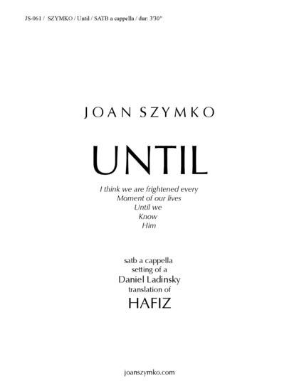 Cover image for Until
