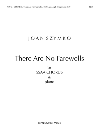 Cover image for There Are No Farewells