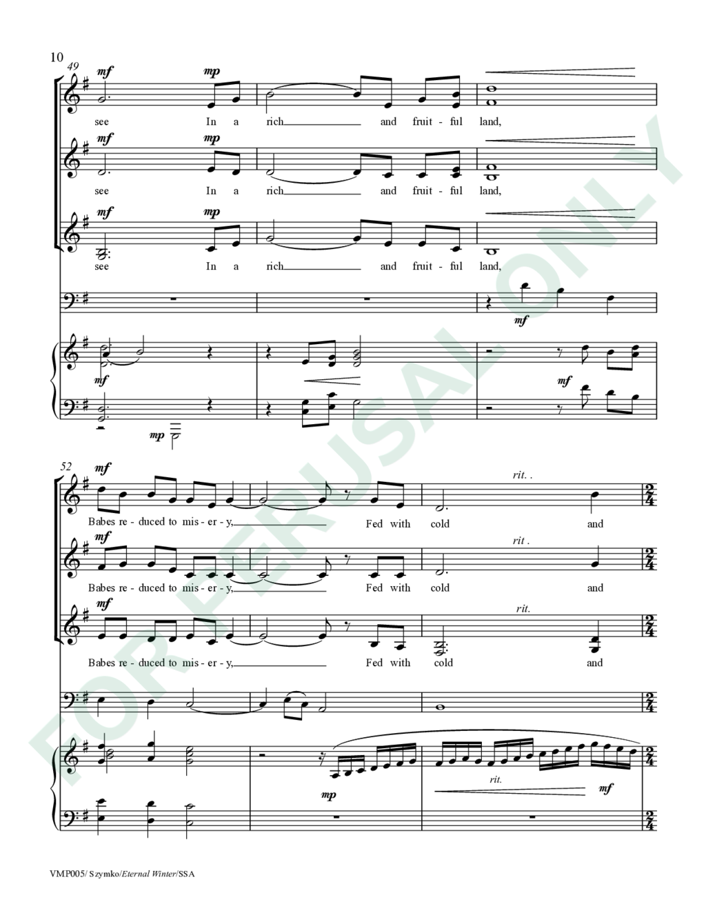 Page 10 of JS-005 score