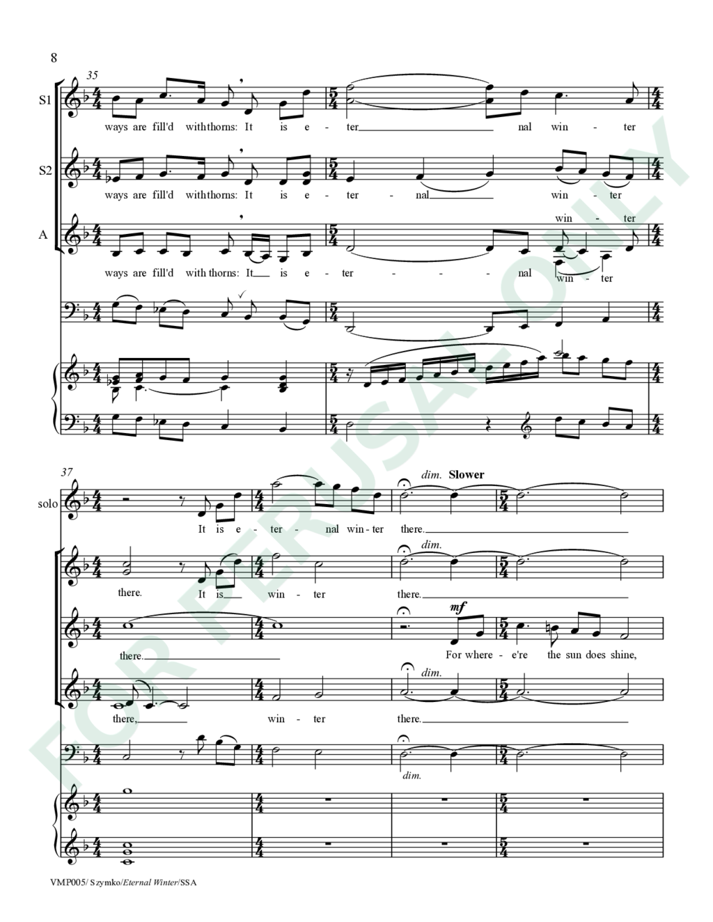 Page 8 of JS-005 score