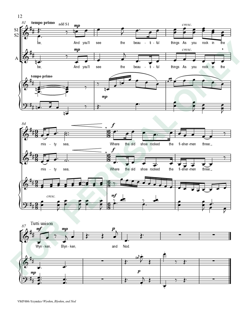Page 12 of JS-006 score