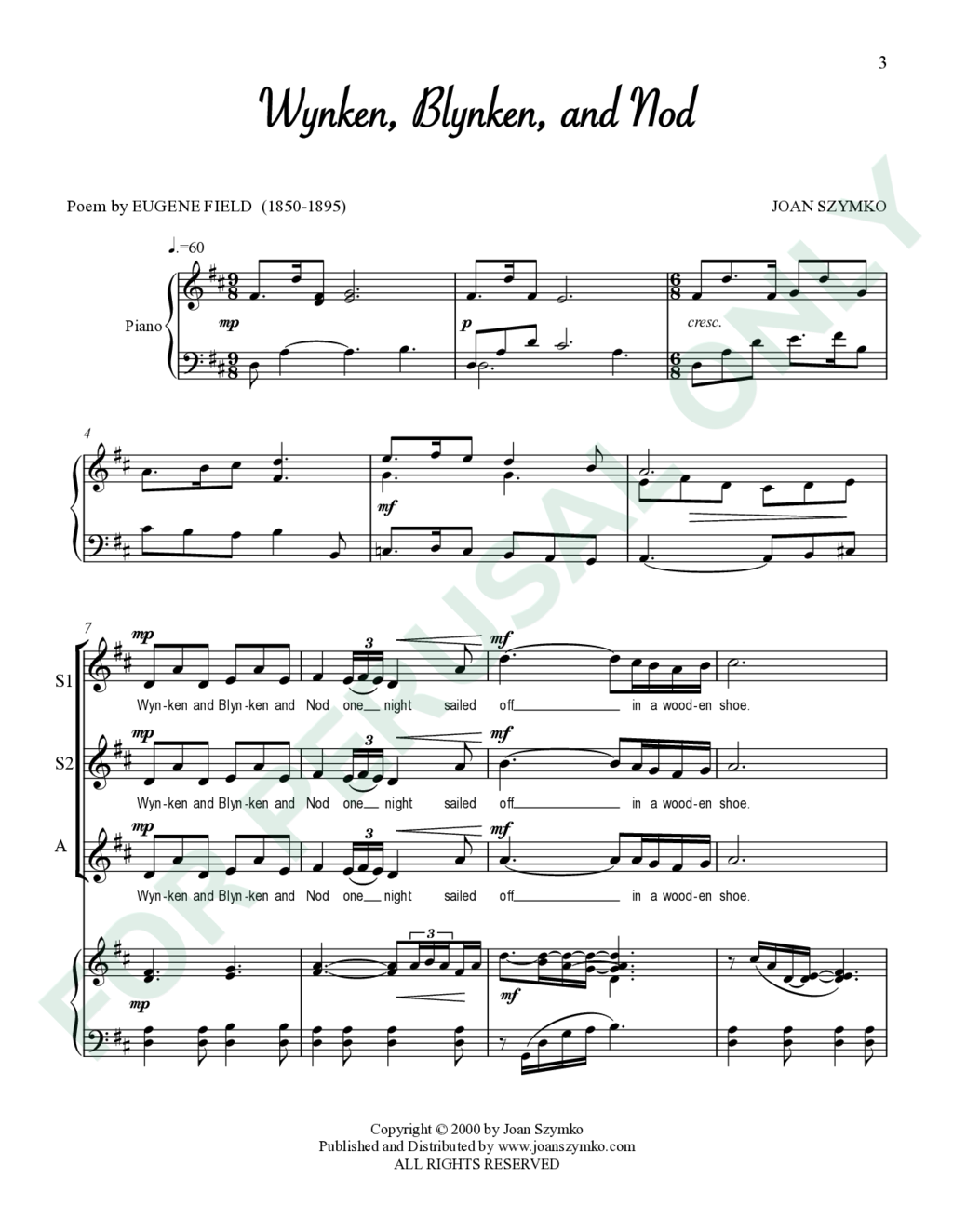 Page 3 of JS-006 score