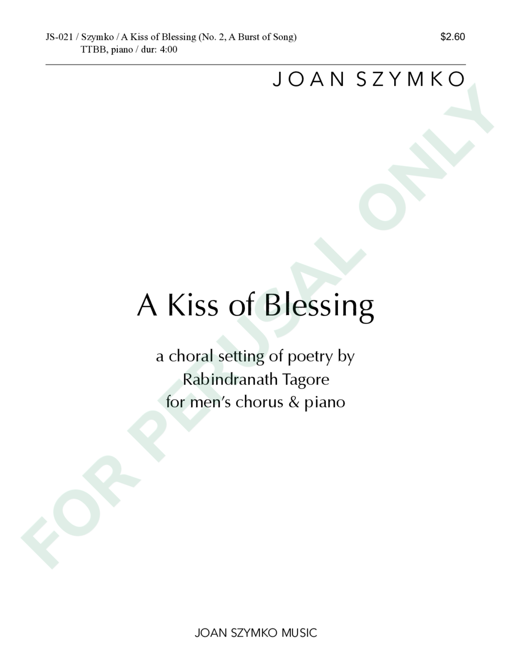 Page 1 of JS-021 score