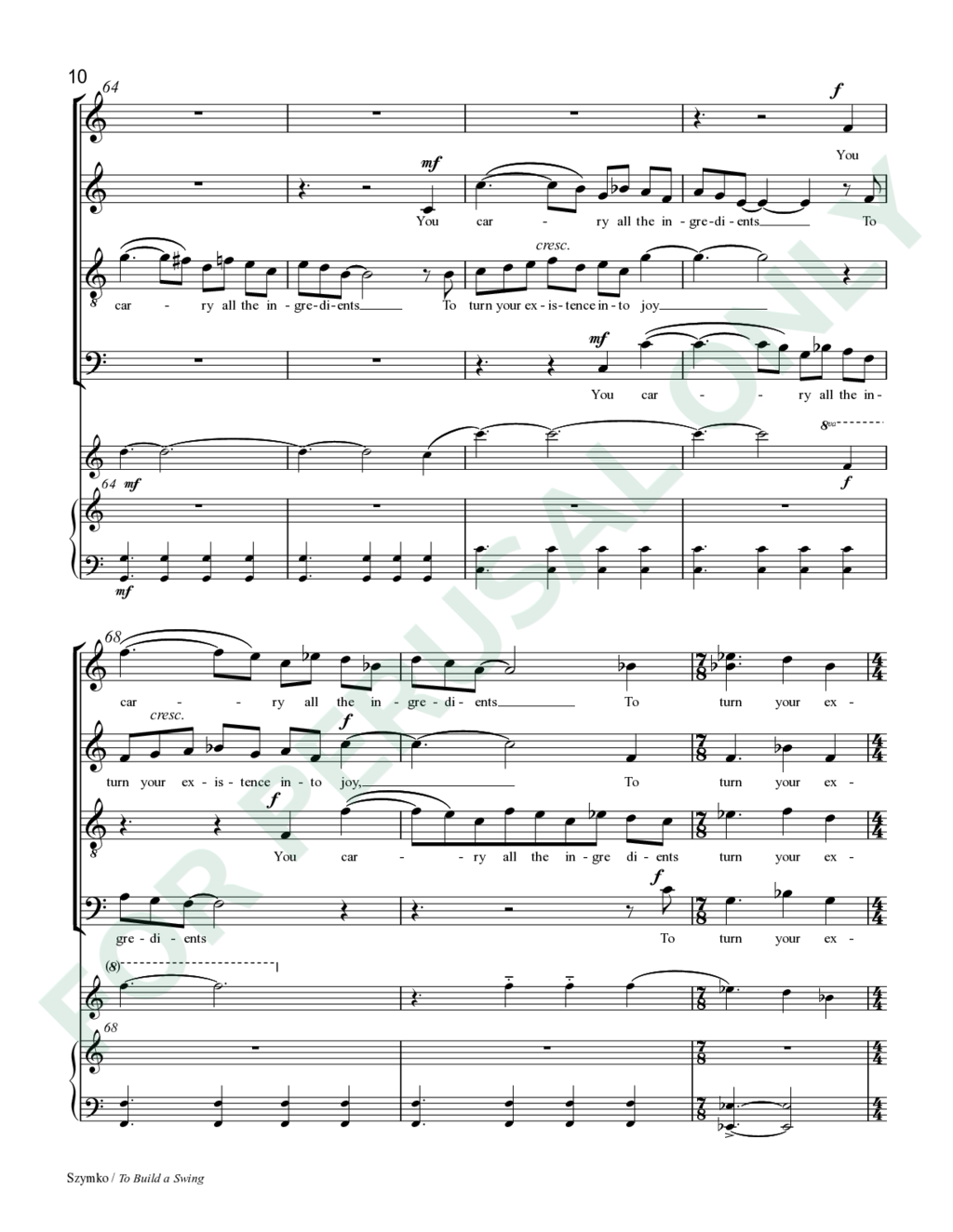 Page 10 of JS-023 score