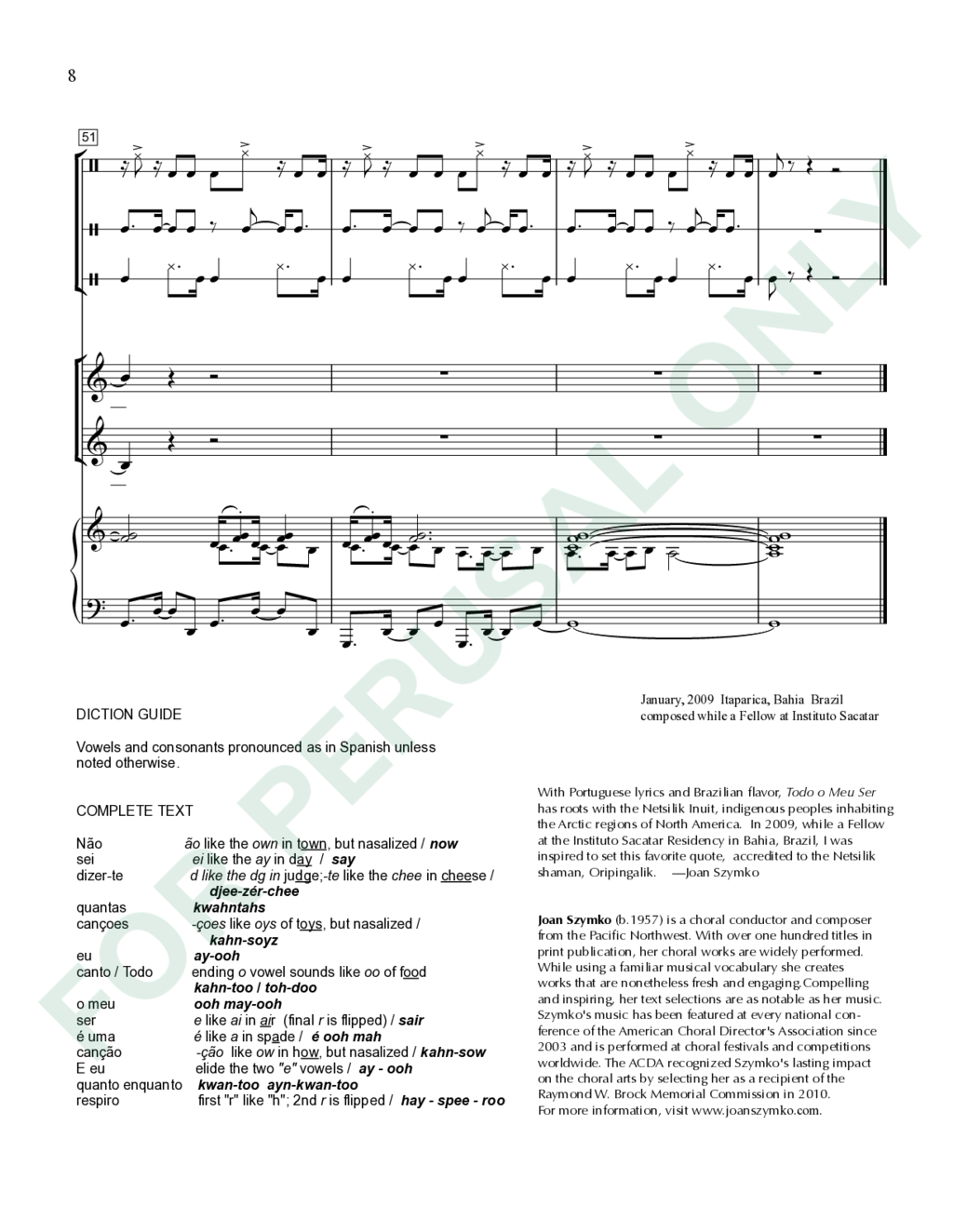 Page 8 of JS-025 score
