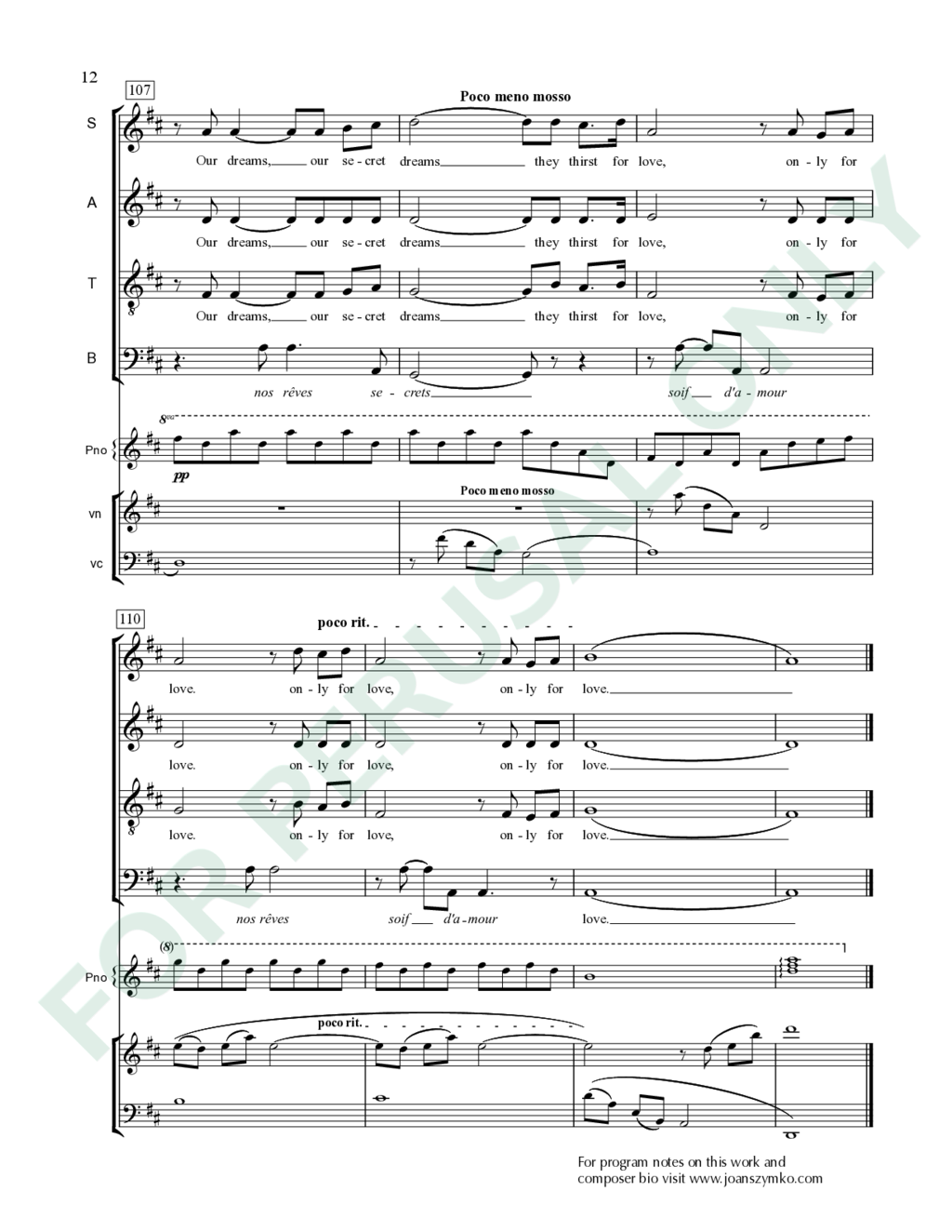 Page 12 of JS-026 score