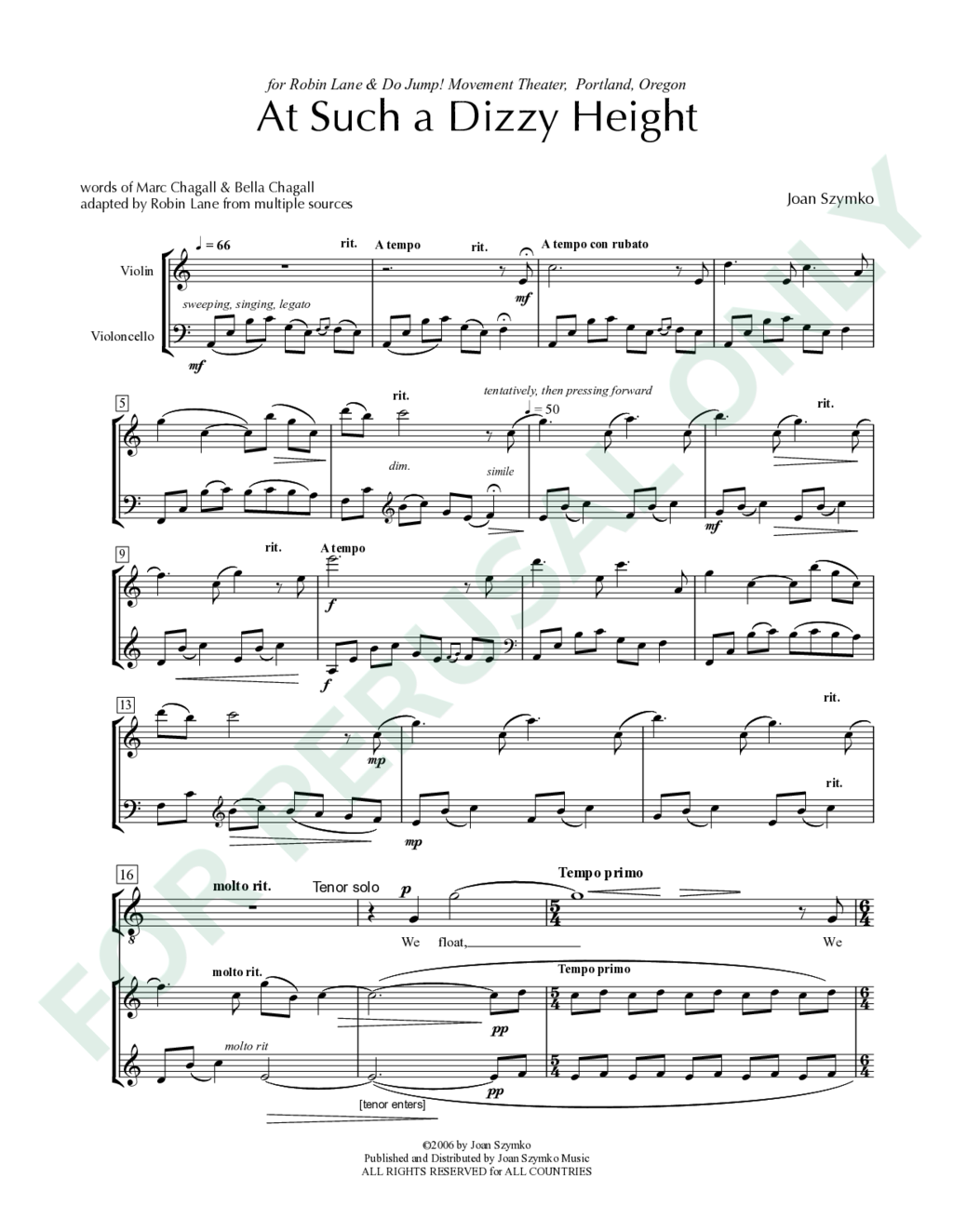 Page 2 of JS-026 score