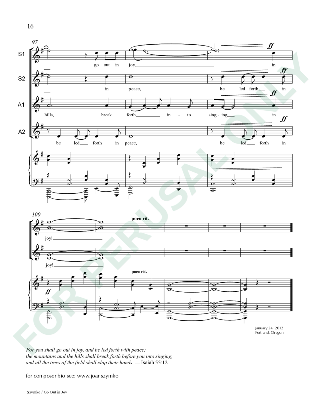 Page 16 of JS-027 score