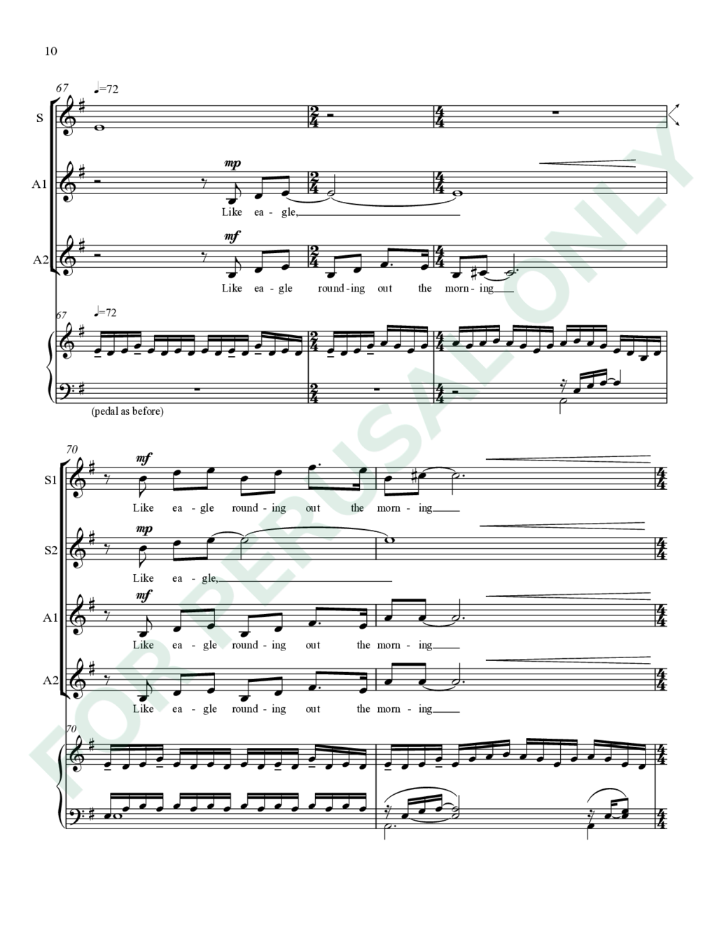 Page 10 of JS-028 score