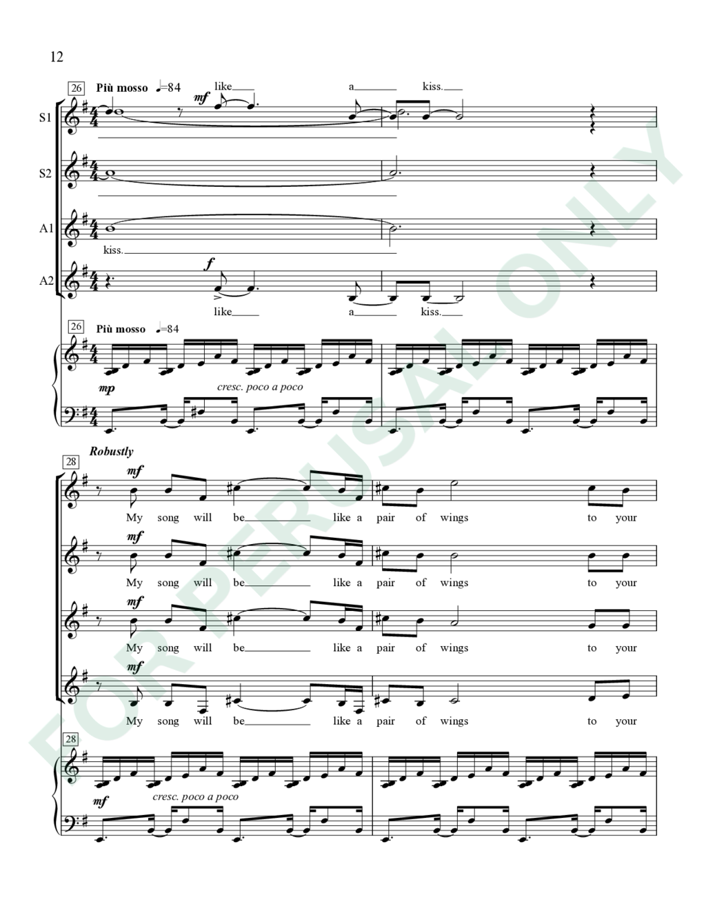 Page 12 of JS-030 score