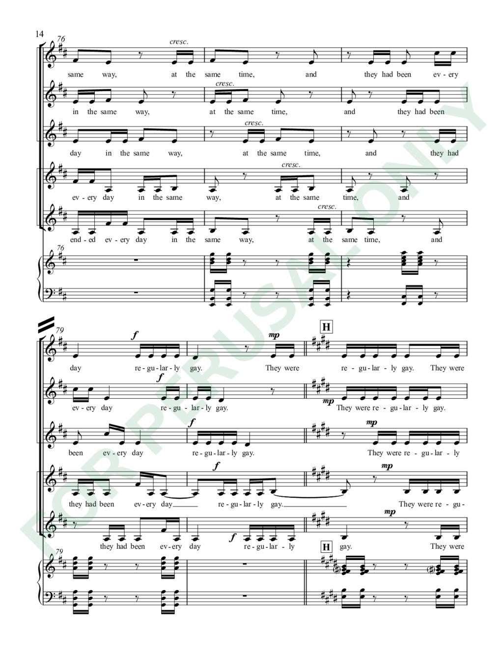 Page 14 of JS-032 score