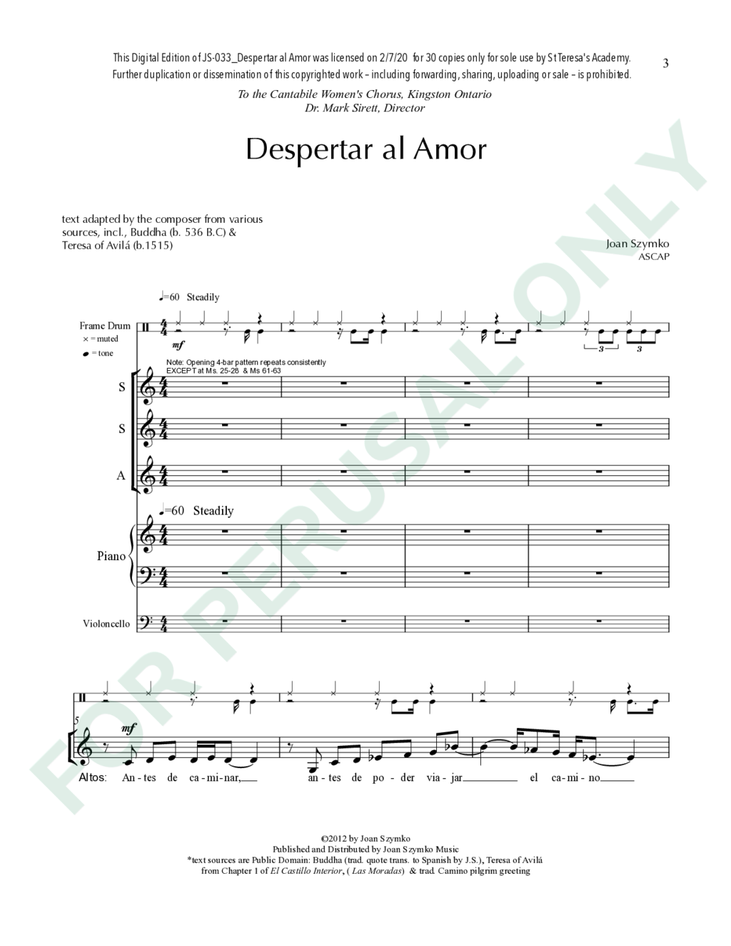 Page 3 of JS-033 score