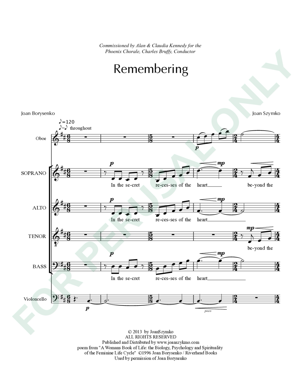 Page 3 of WW1640 score