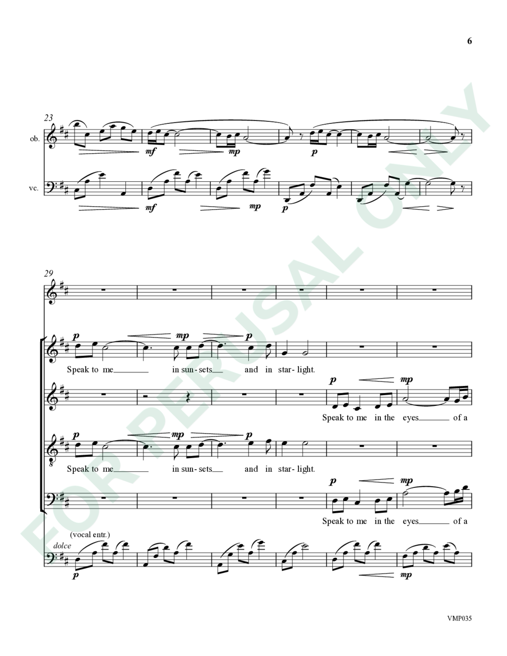 Page 6 of WW1640 score