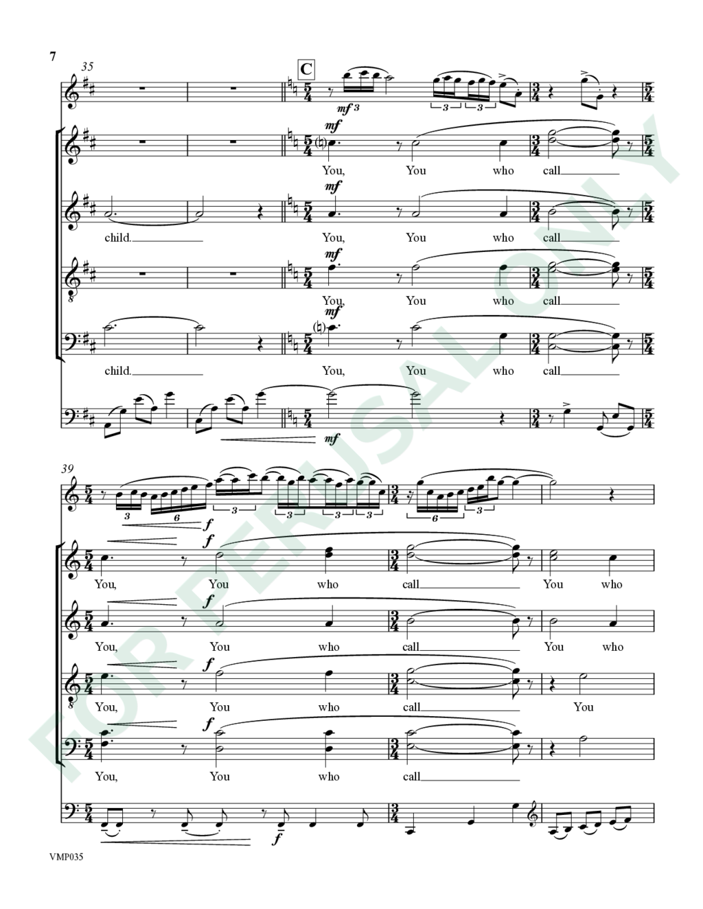 Page 7 of WW1640 score