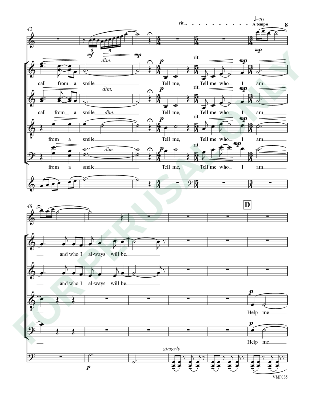 Page 8 of WW1640 score
