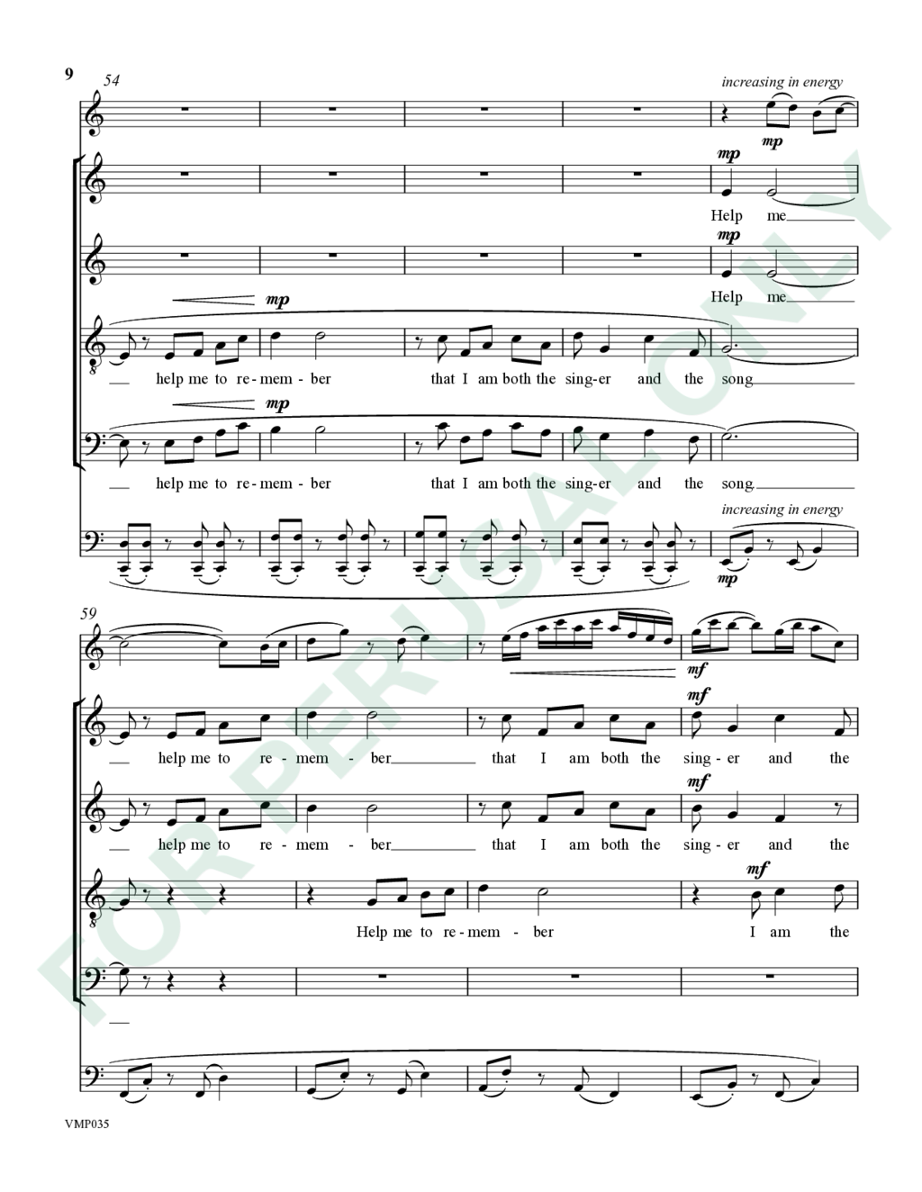 Page 9 of WW1640 score