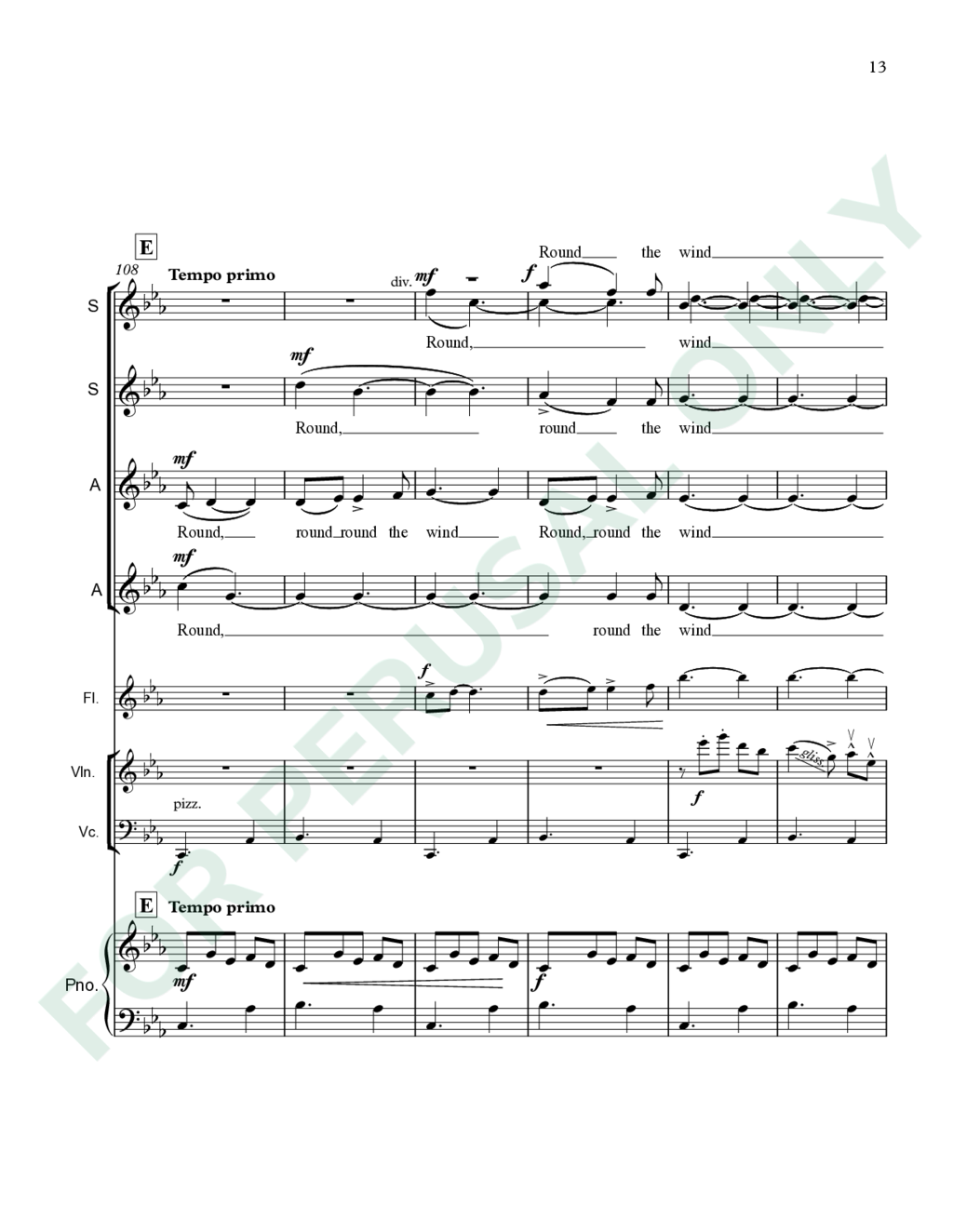 Page 13 of JS-039 score