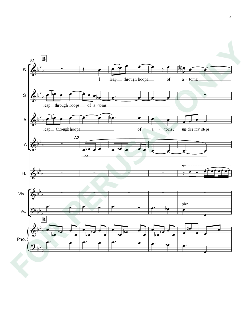 Page 5 of JS-039 score