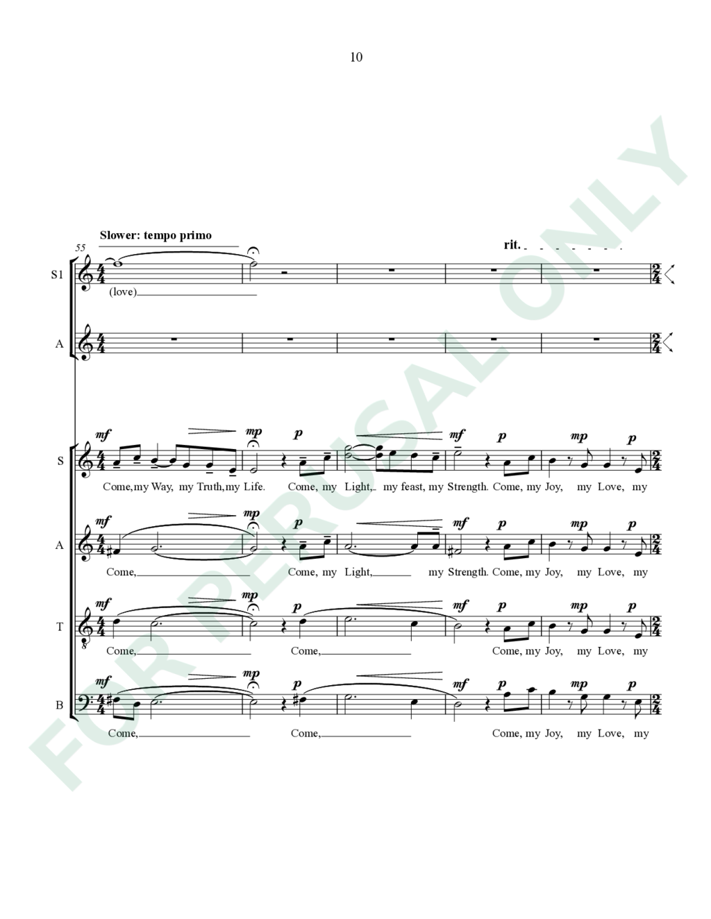 Page 10 of JS-050 score