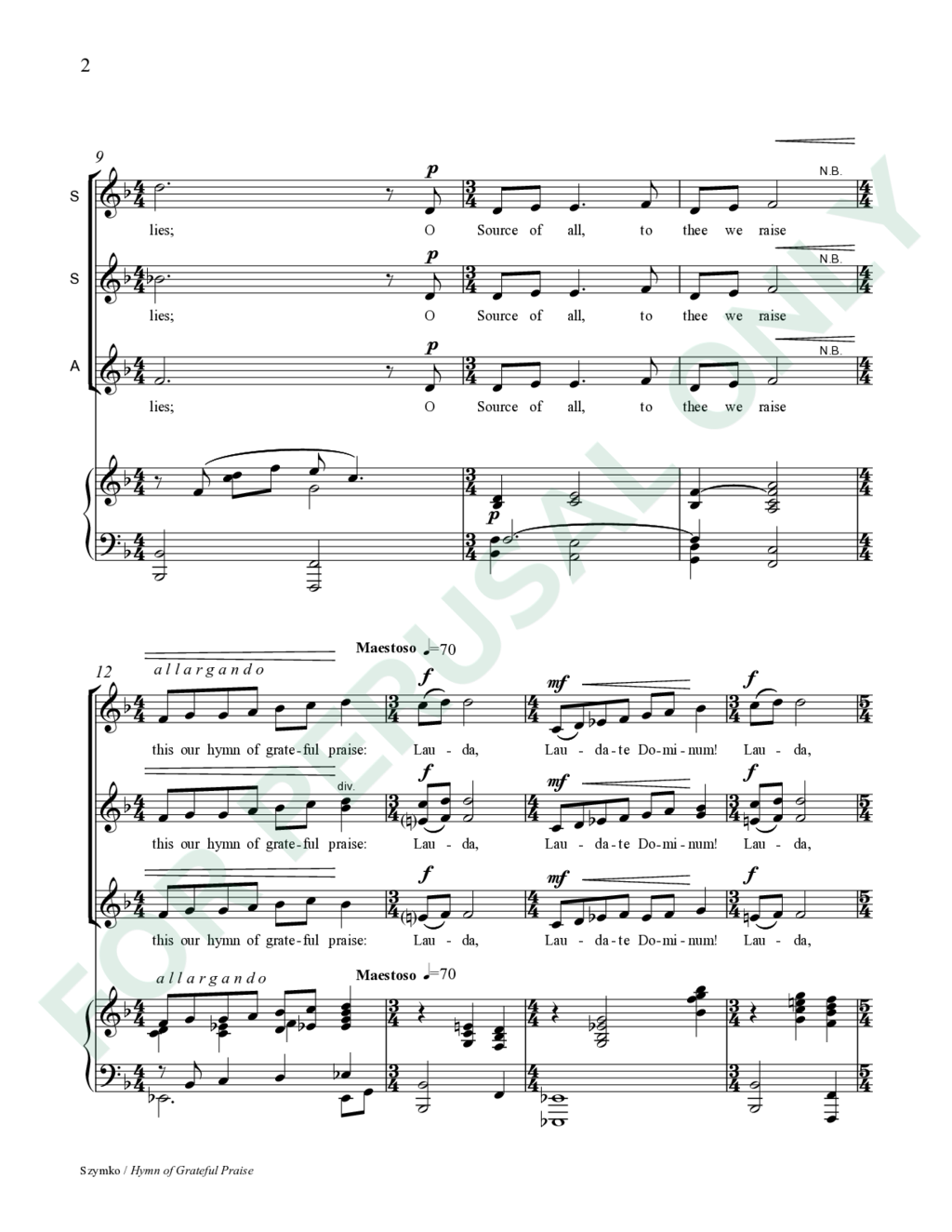 Page 2 of JS-052 score