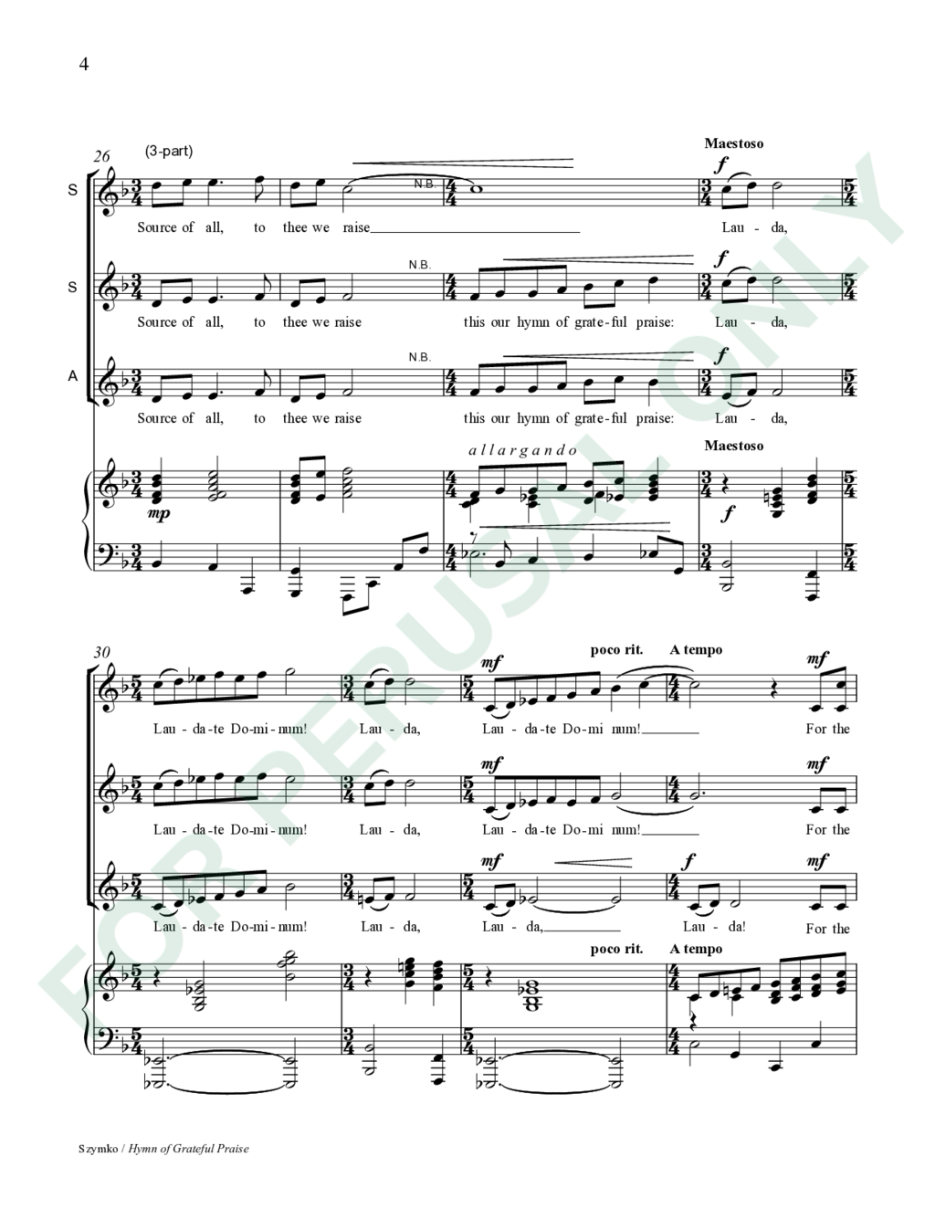 Page 4 of JS-052 score