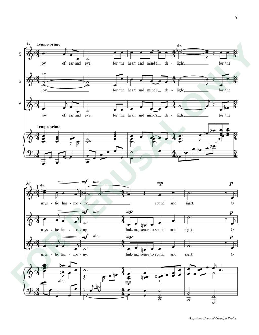 Page 5 of JS-052 score