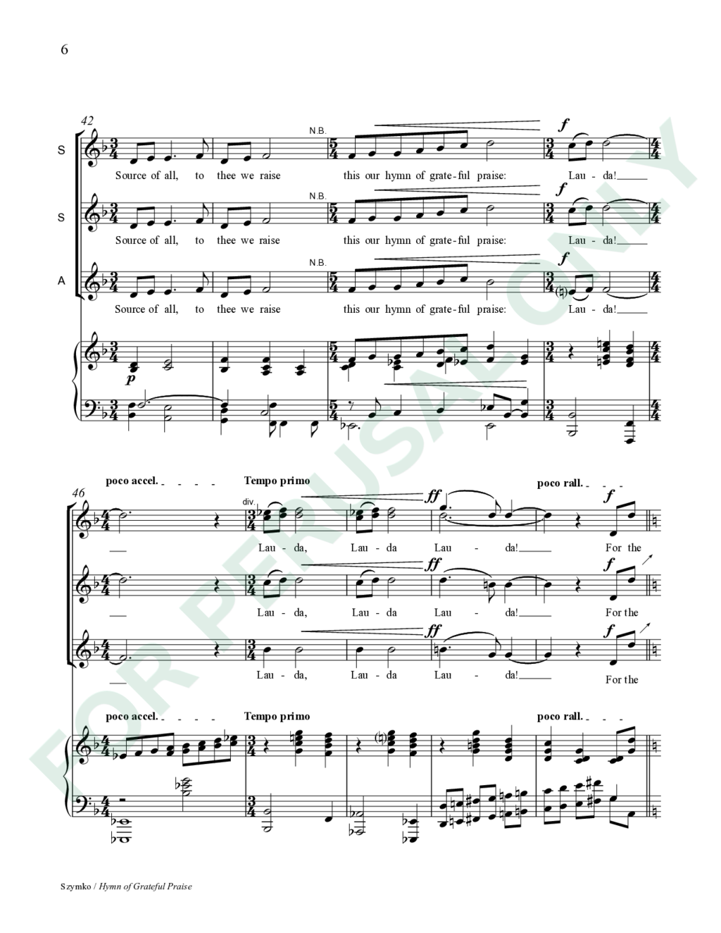 Page 6 of JS-052 score