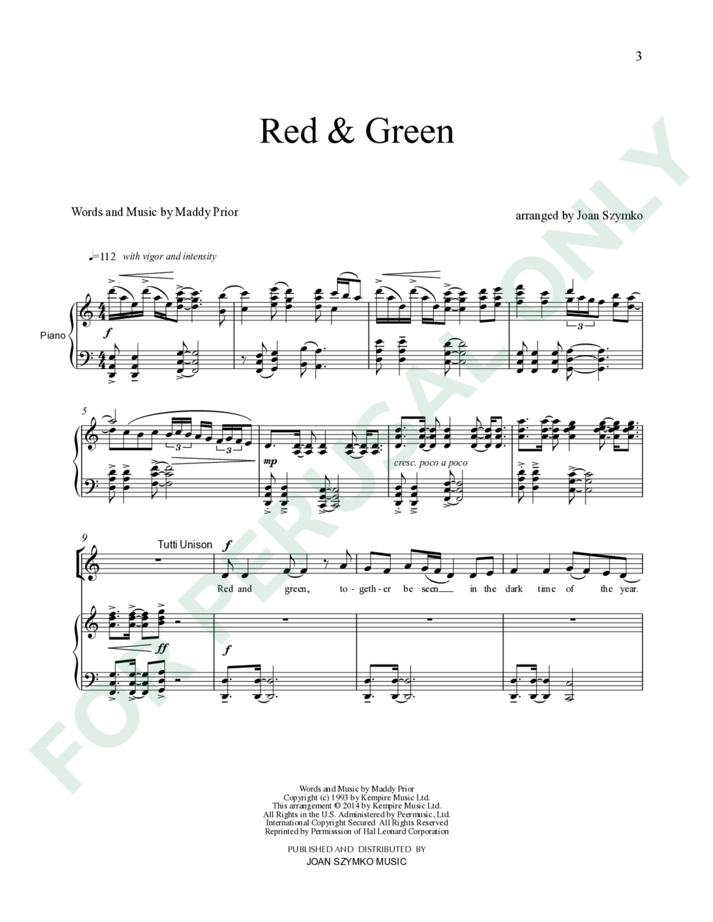 Page 3 of JS-055 score