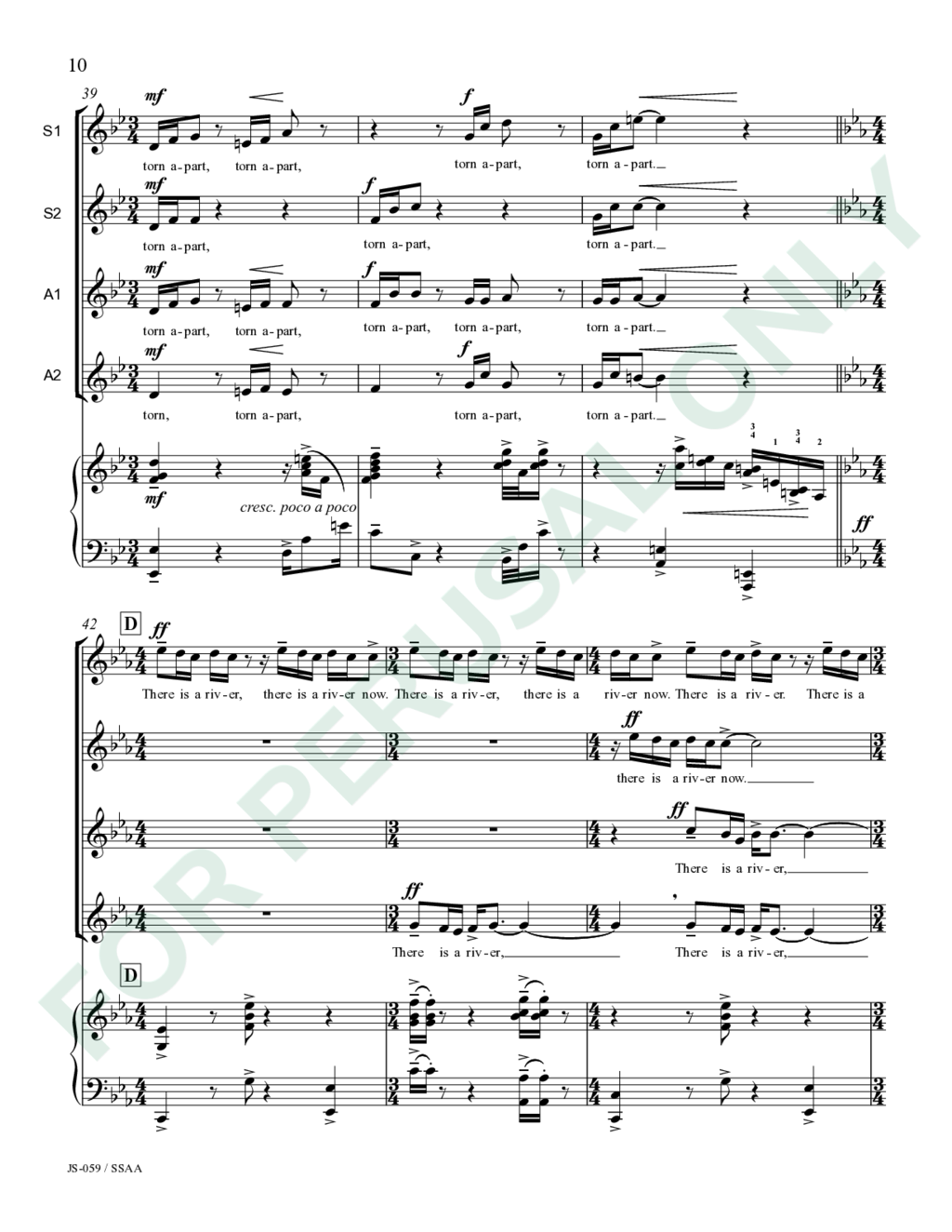 Page 10 of JS-059 score