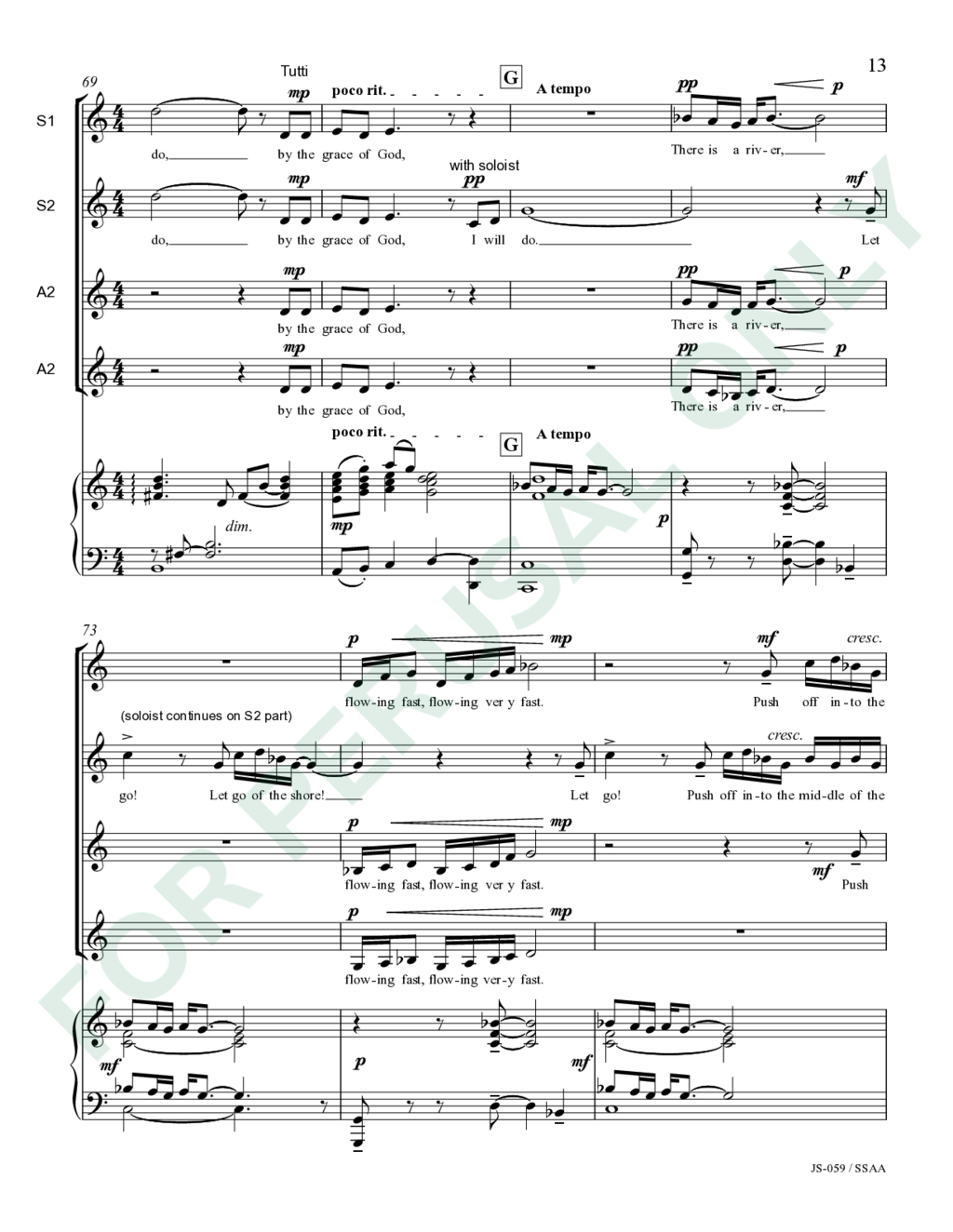 Page 13 of JS-059 score