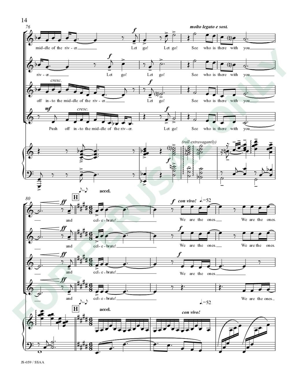 Page 14 of JS-059 score