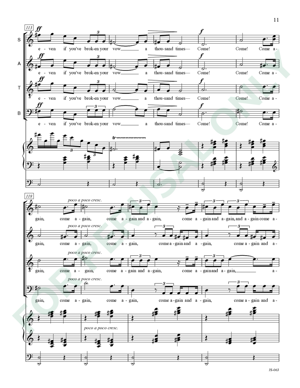 Page 11 of JS-063 score