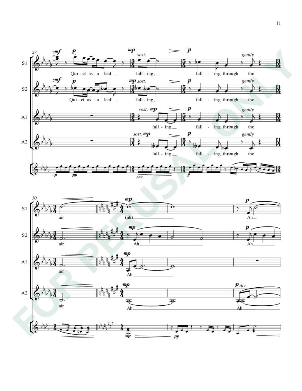 Page 11 of JS-064 score