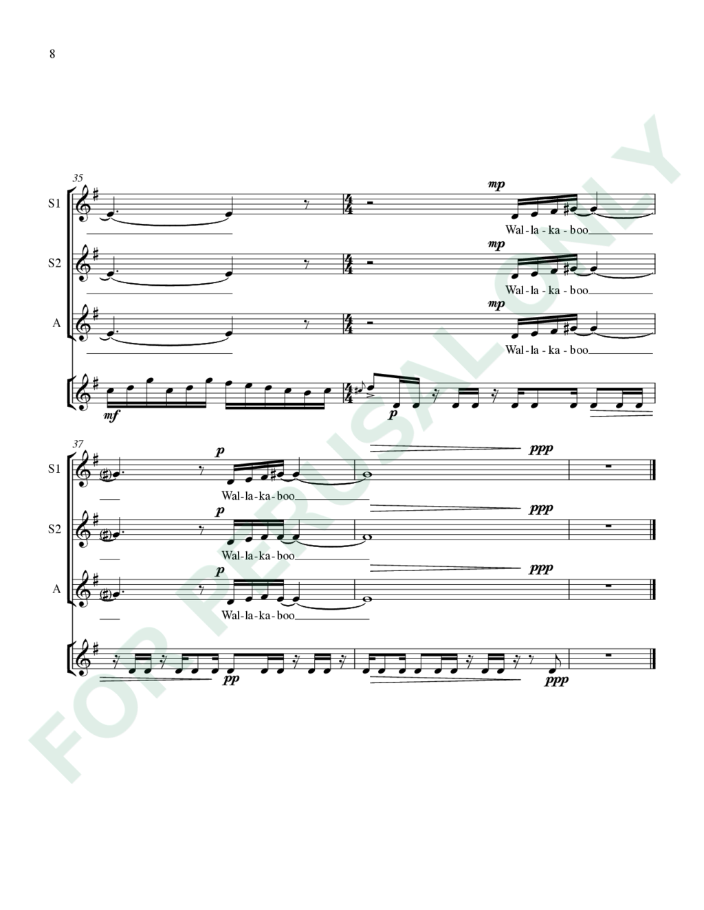 Page 8 of JS-064 score