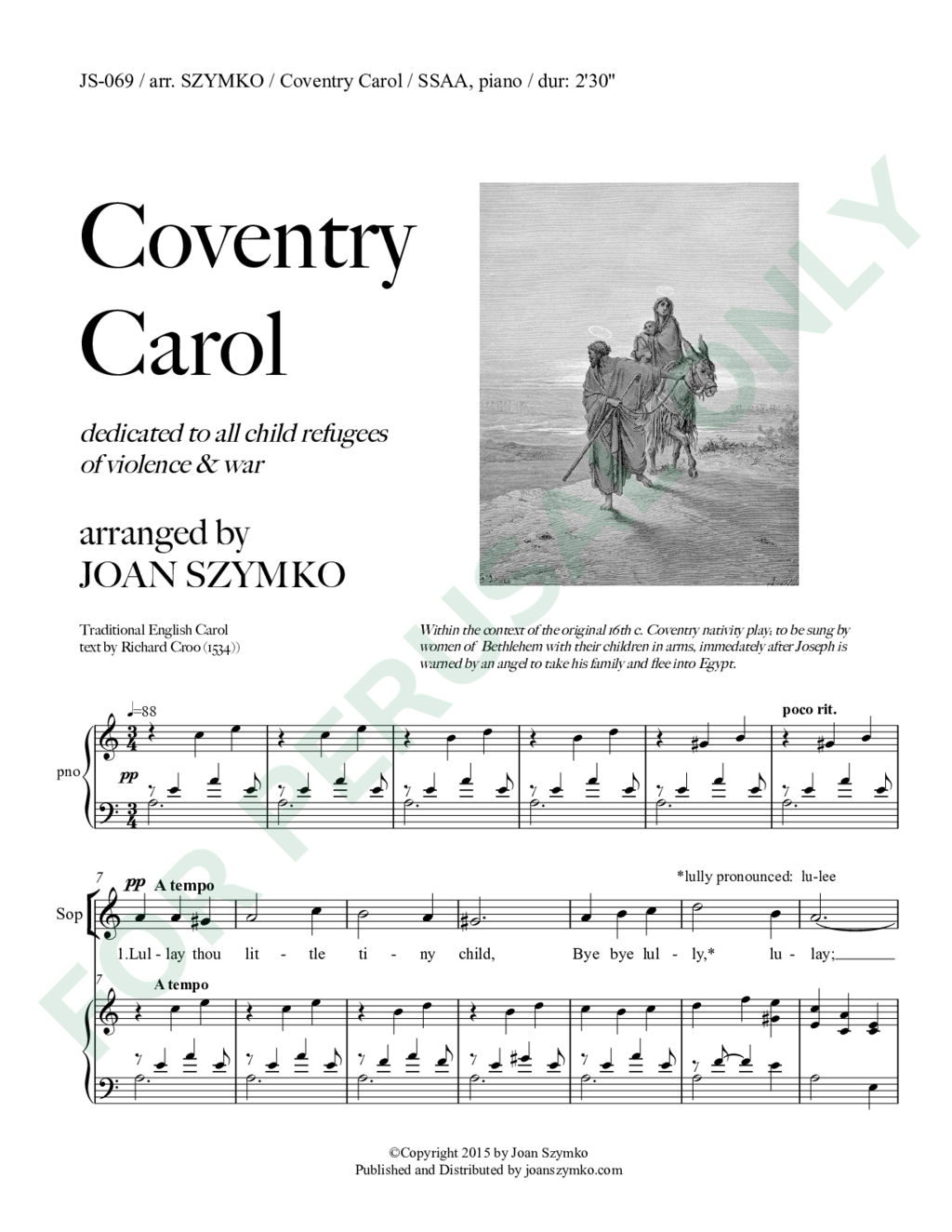 Page 1 of JS-069 score