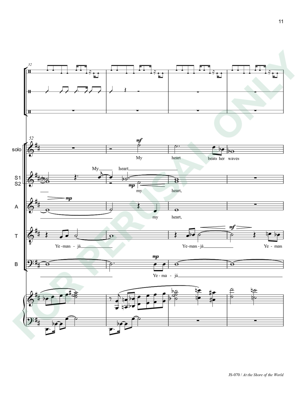 Page 11 of JS-070 score