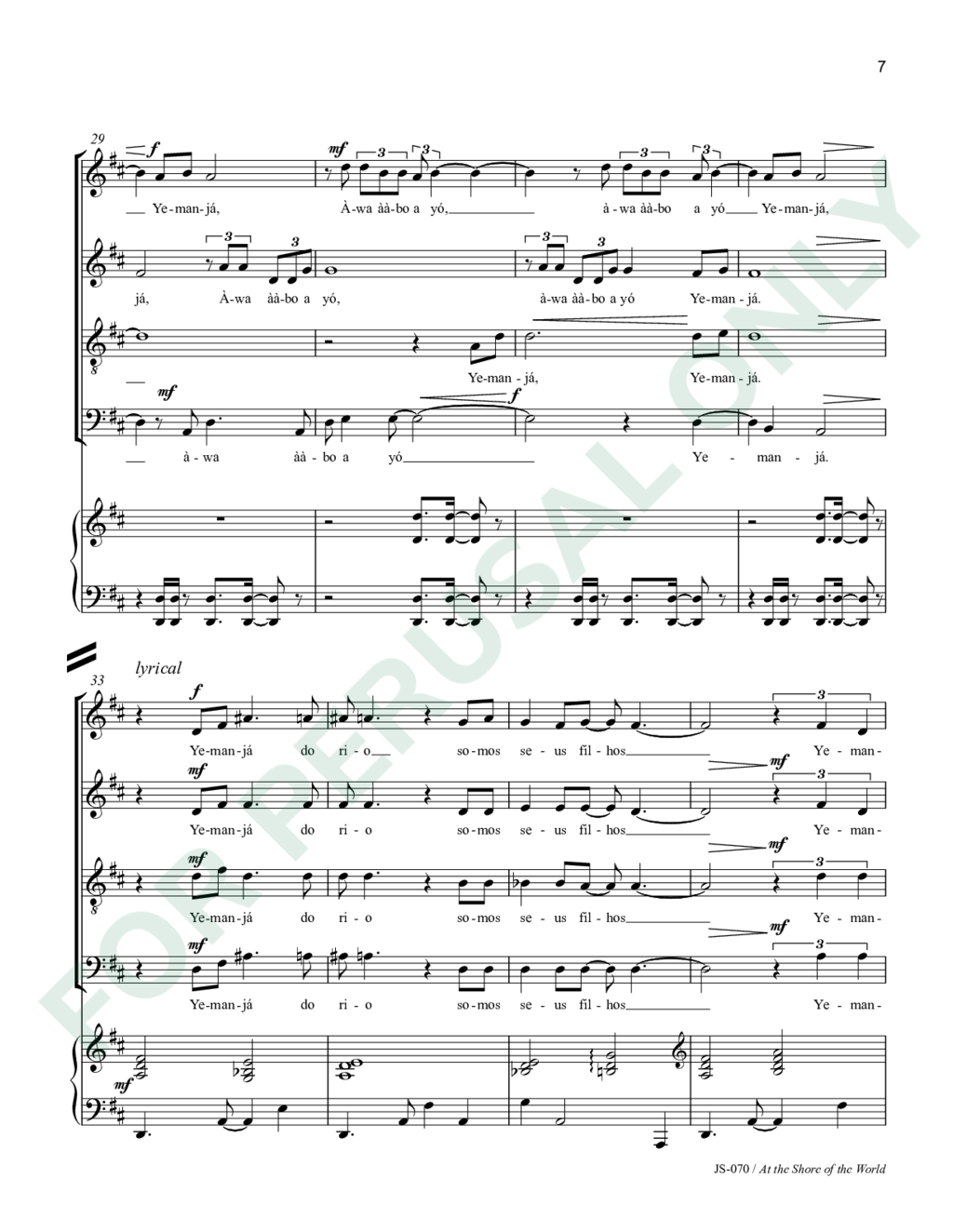 Page 7 of JS-070 score