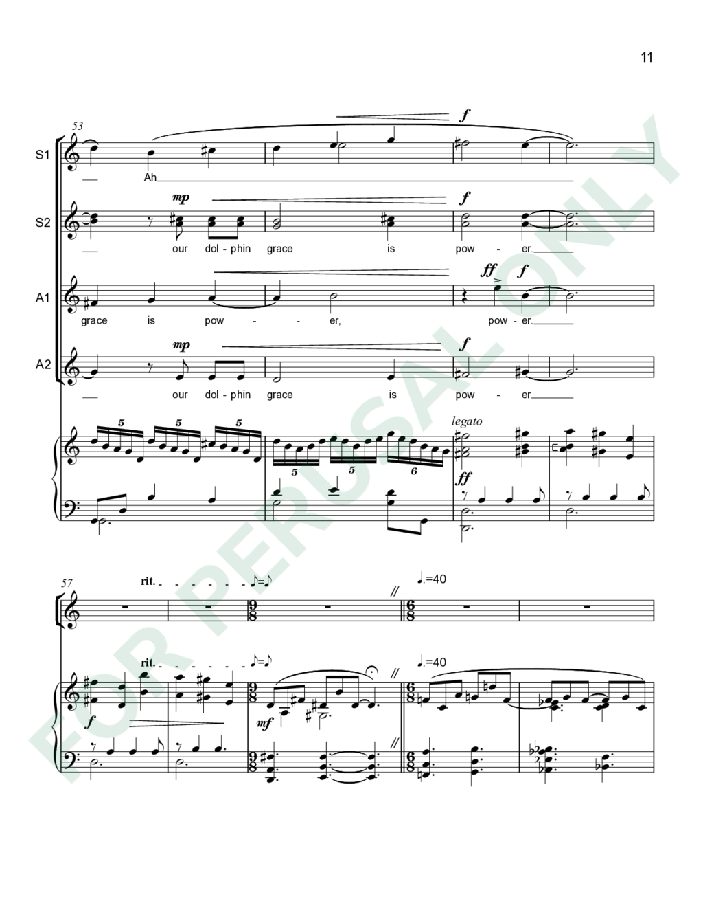 Page 11 of JS-079 score