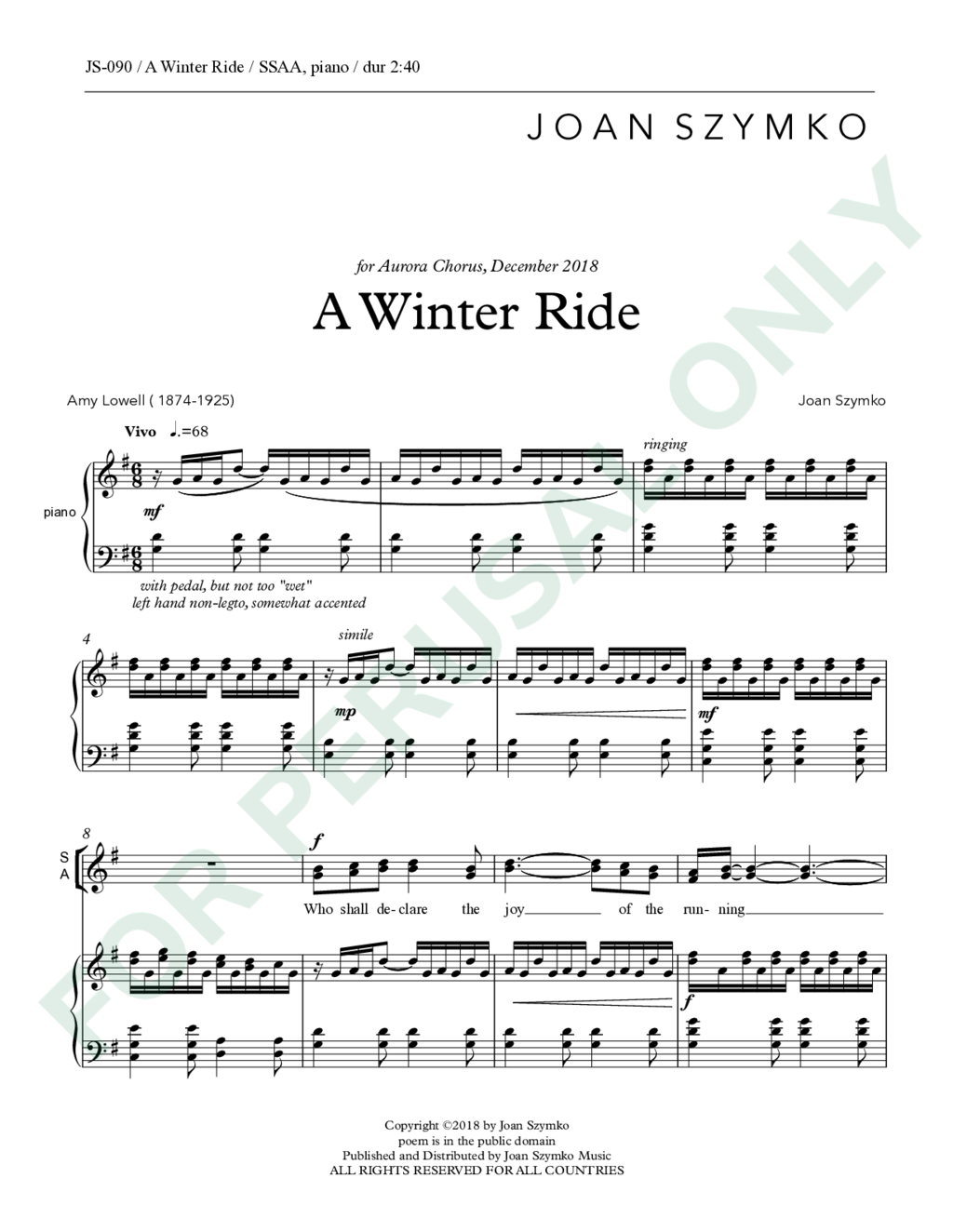 Page 1 of JS-090 score