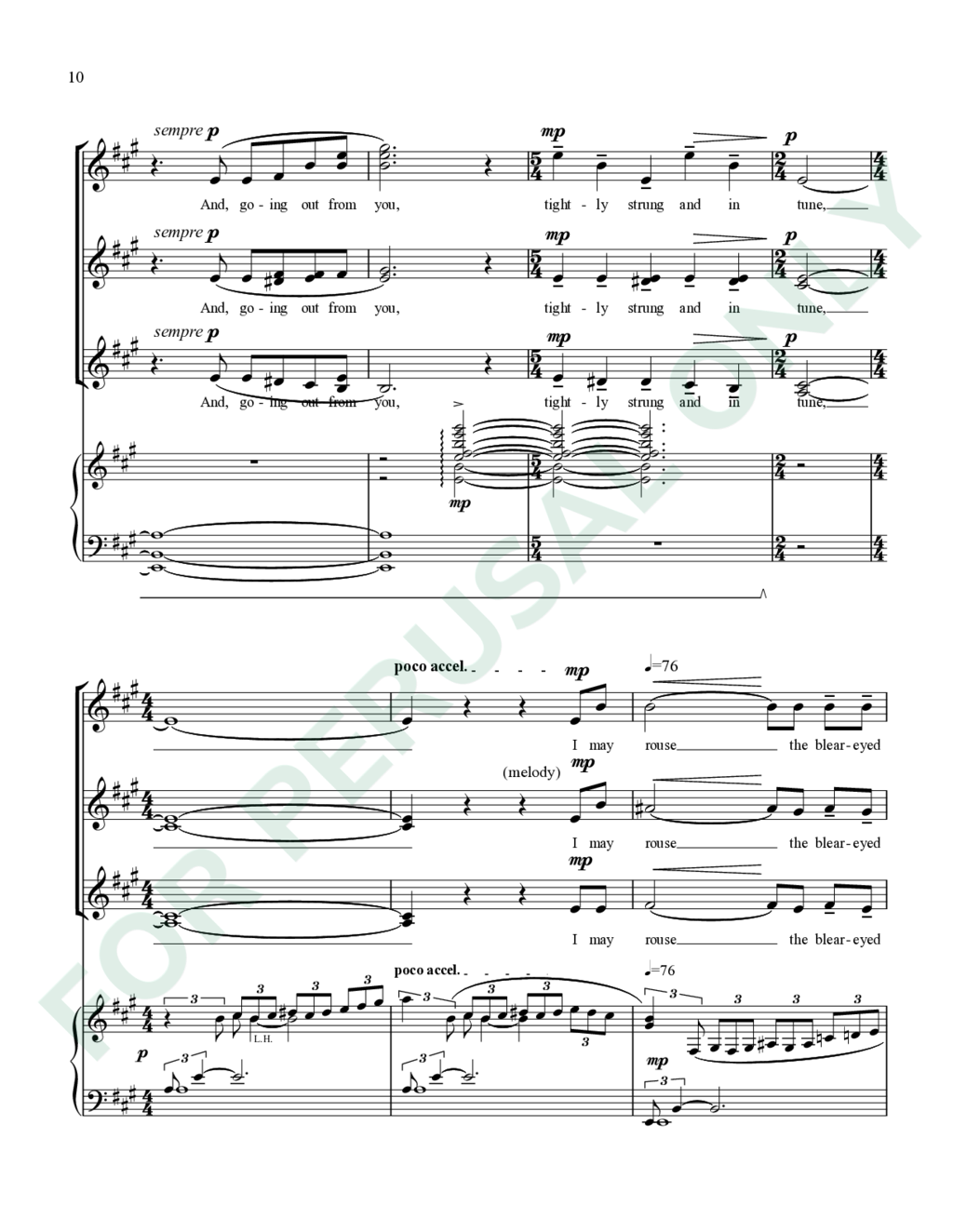 Page 10 of JS-099 score