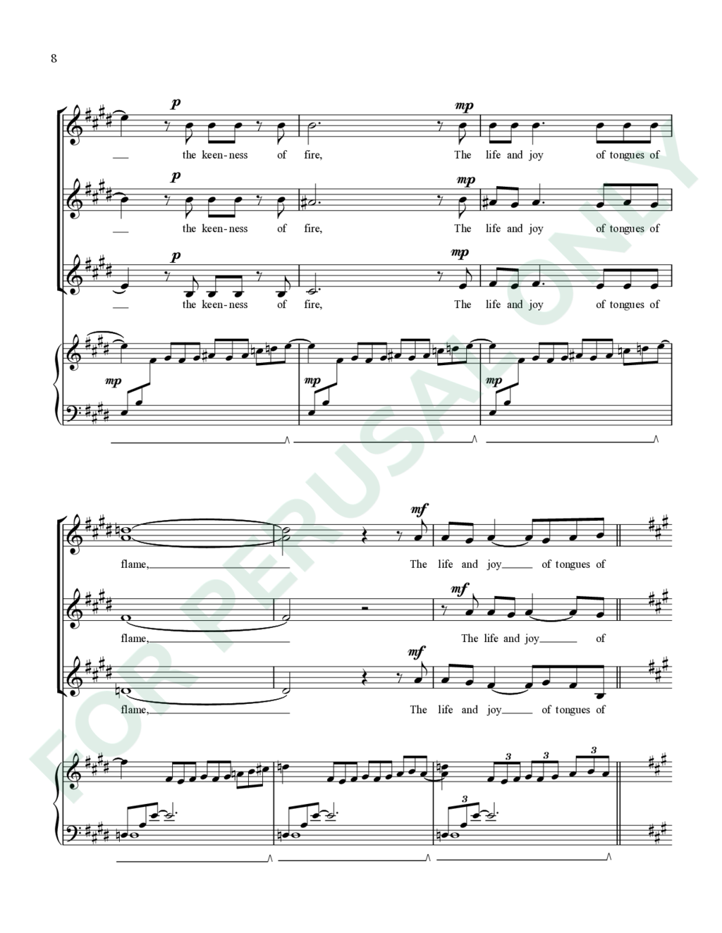 Page 8 of JS-099 score
